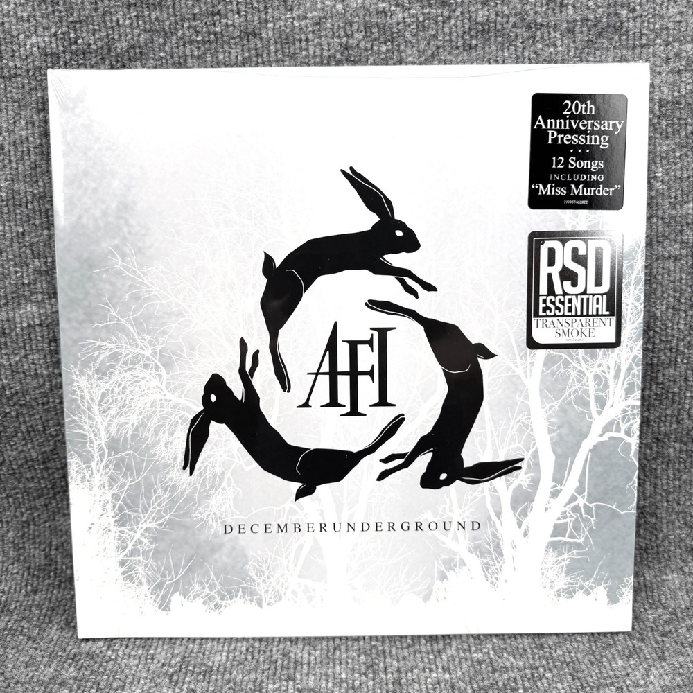 AFI Decemberunderground Vinyl 20 Anniversary RSD Essential Transparent Smoke LP
